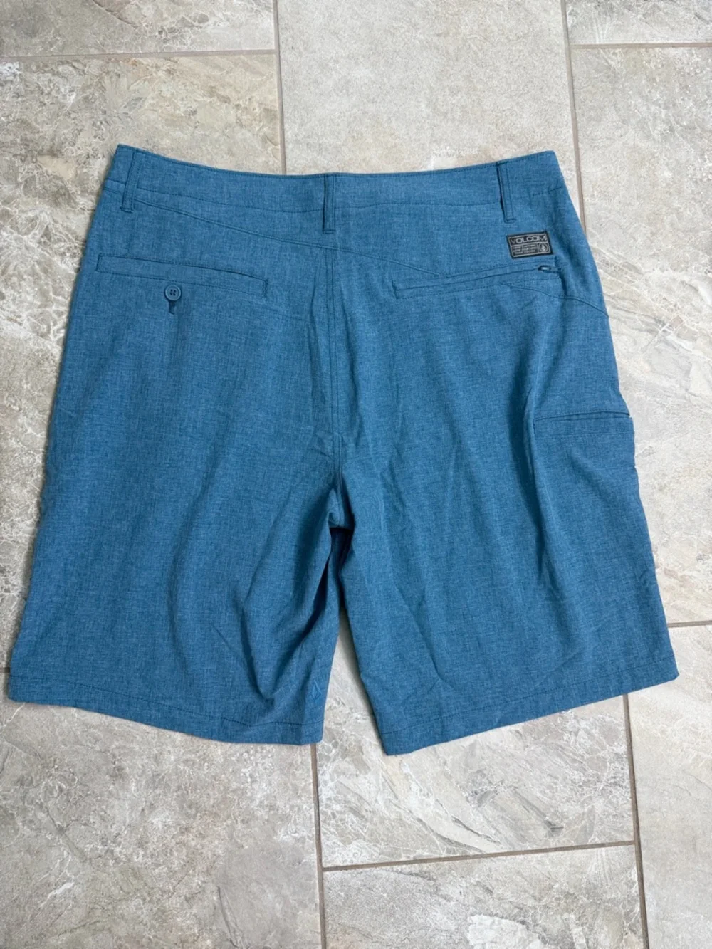 Volcom Men's Blue Surf and Turf Shorts